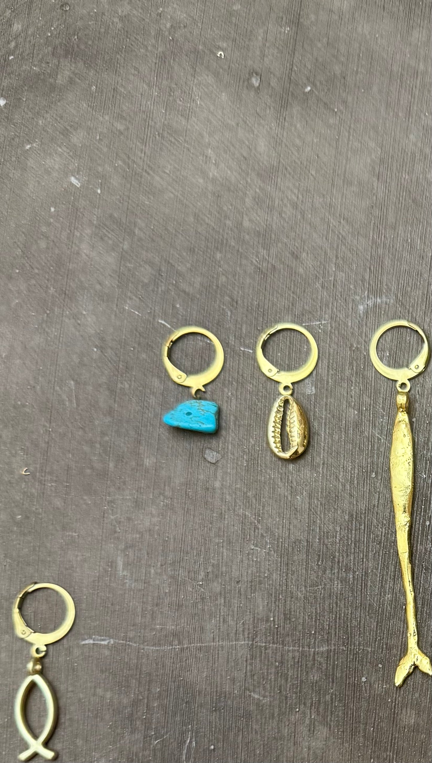 Micro orecchini mare
