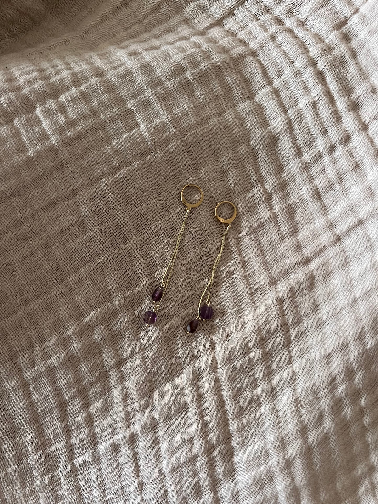 Orecchini ametista