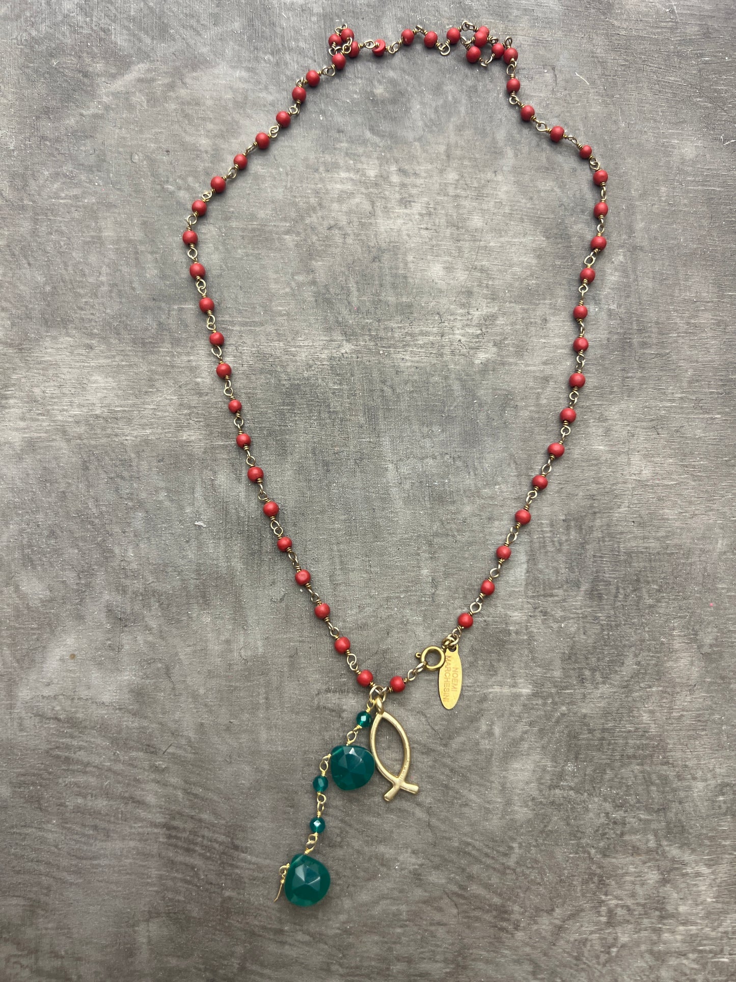 Girocollo pesciolino oro