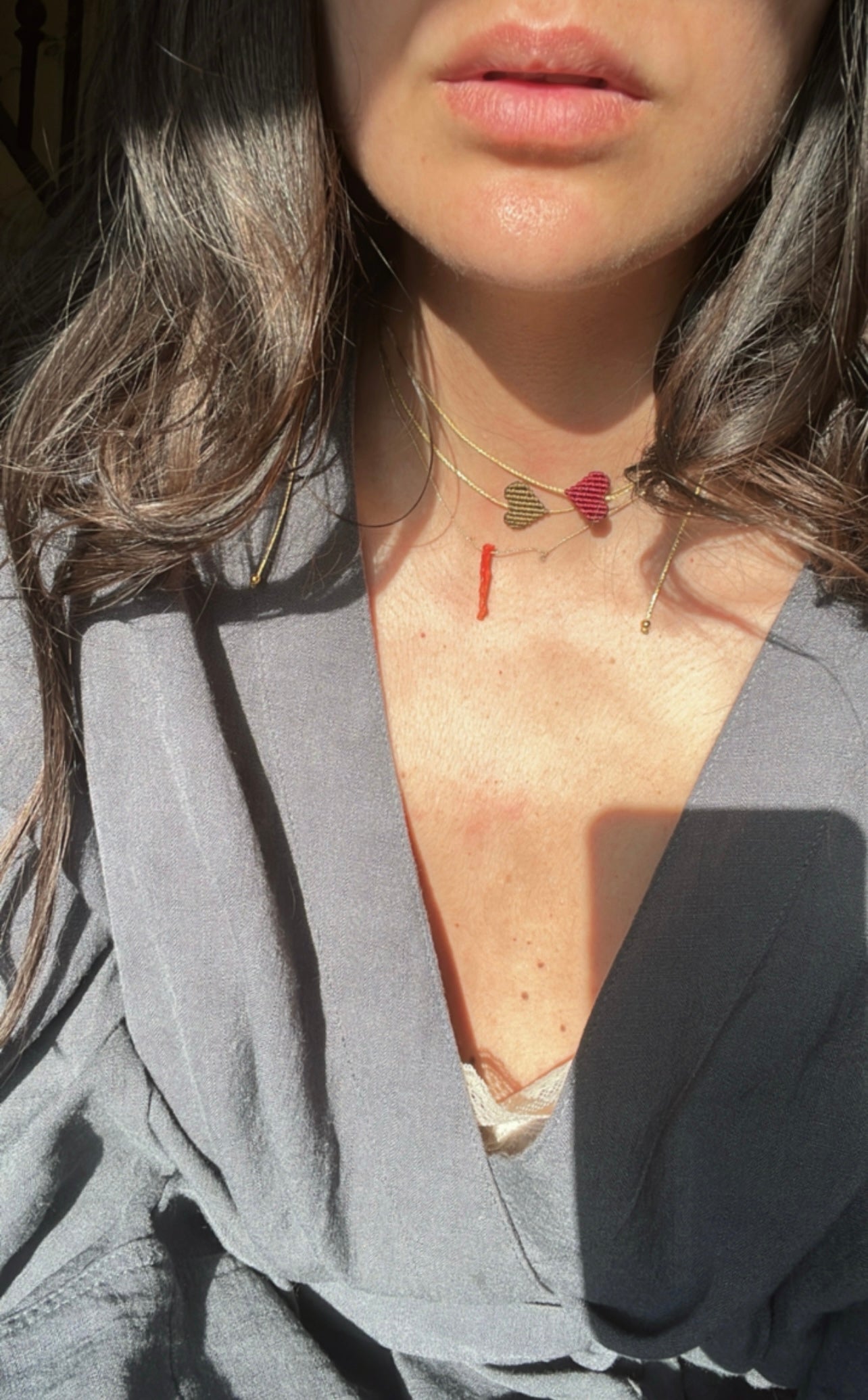 Collana Cuore Crochet