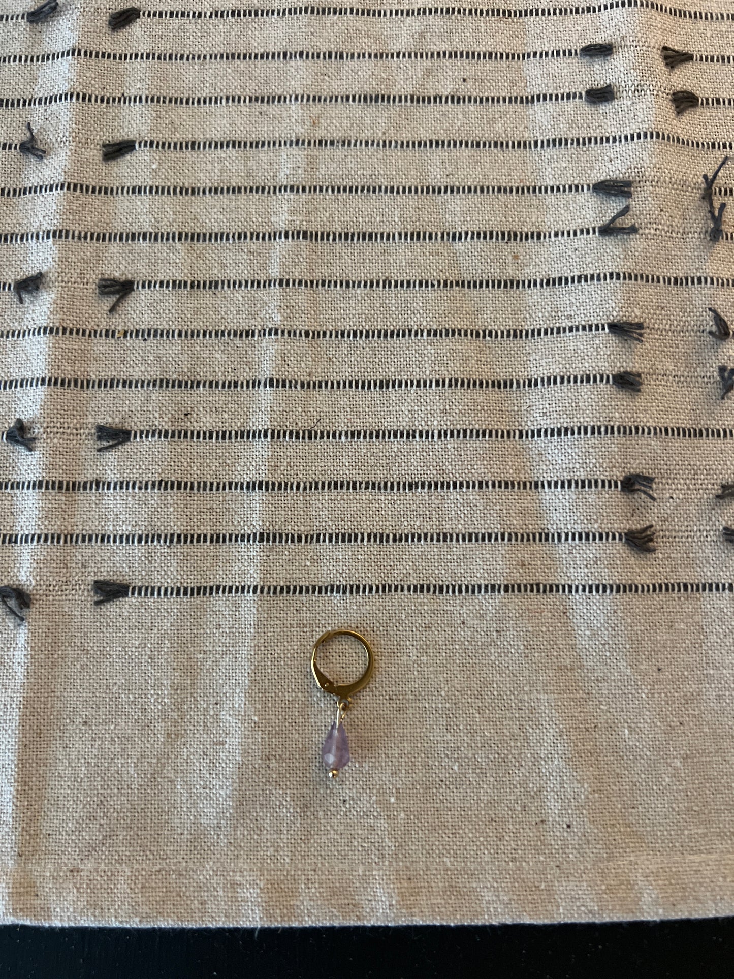 Micro orecchini ametista