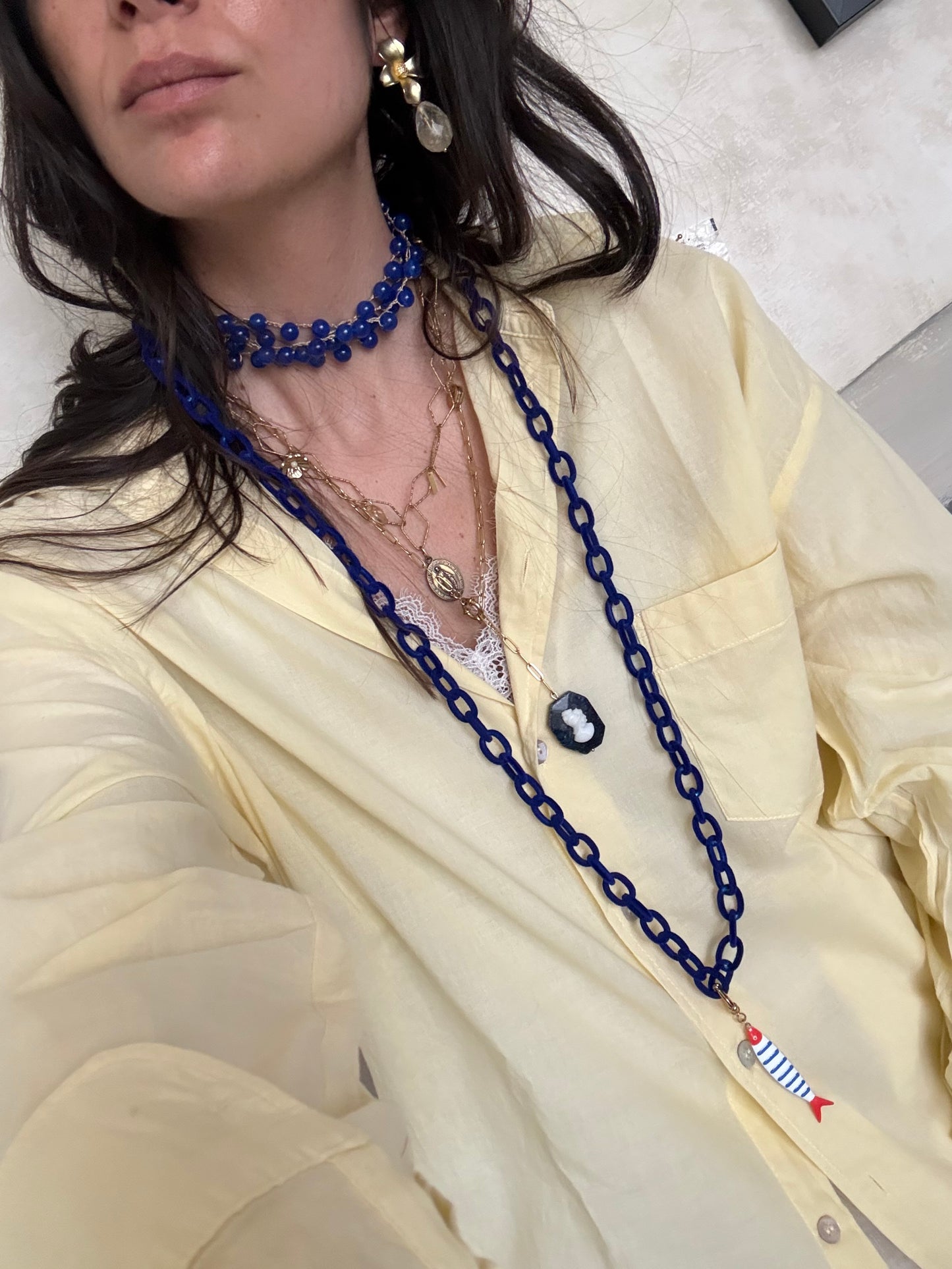 Penelope maxi blu elettrico