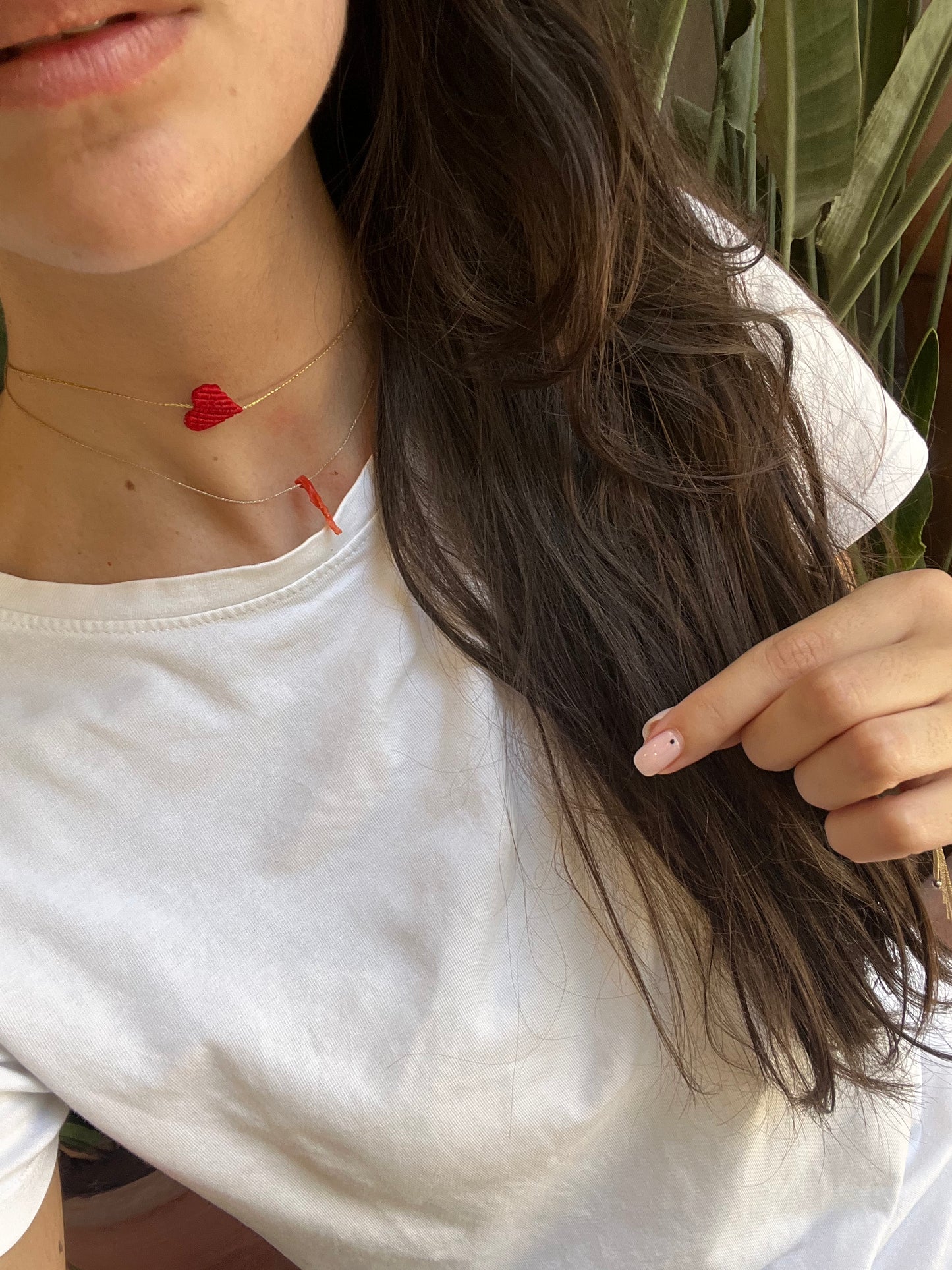 Collana Cuore Crochet